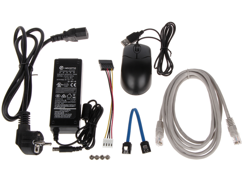 Rejestrator IP 4-kanałowy z PoE DAHUA EZ-IP NVR1B04-4P, MONITORING FIRMY